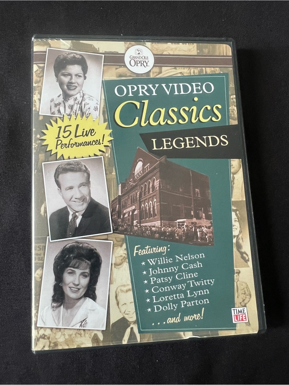 Opry Video Classics Legends DVD 15 Live Performances Country Music Time Life